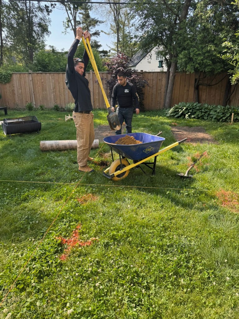 New backyard deck, Etobicoke
