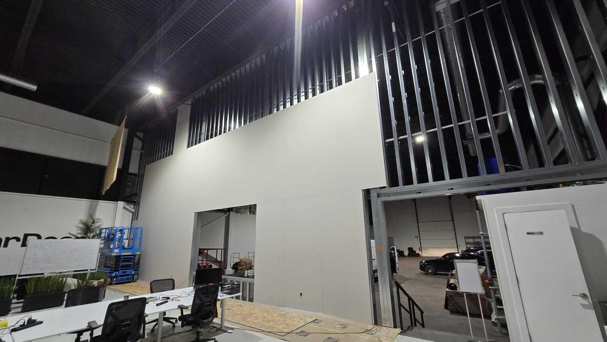 Warehouse partition wall, Etobicoke